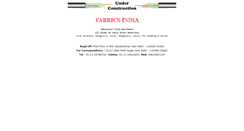Desktop Screenshot of fabric-india.com